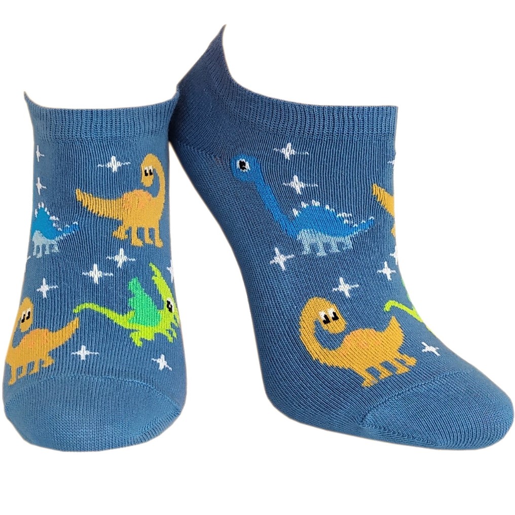 10 Stopki Dziecięce Kolorowe Dinozaury