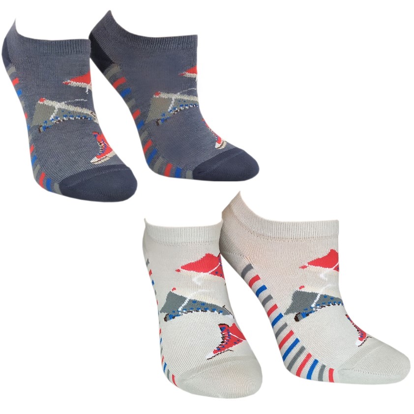 236, Stopki Dziecięce Wzorzyste w Trampki