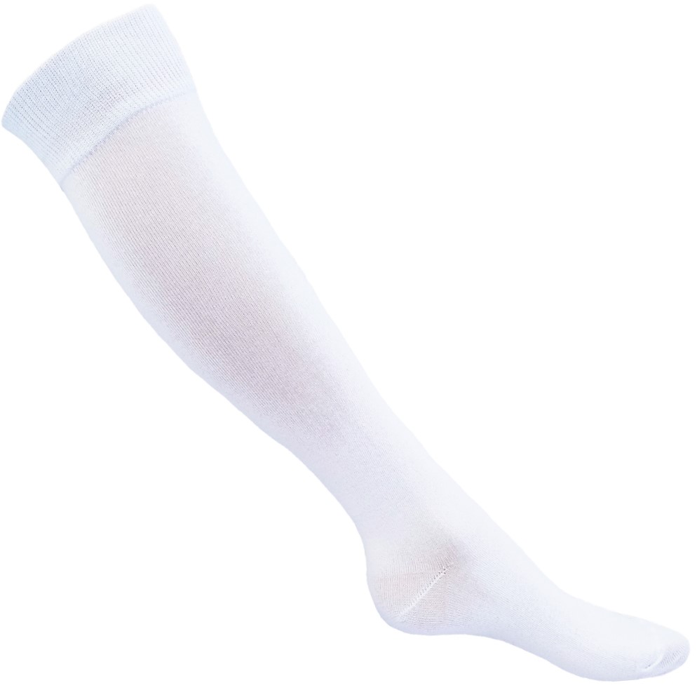 73 Podkolanówki Gładkie Damskie Bawełniane