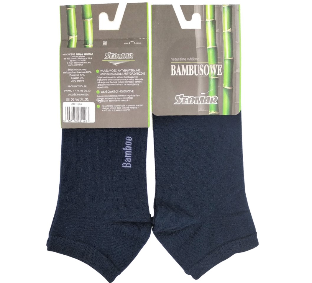 6. Stopki Bambusowe Antybakteryjne Przewiewne