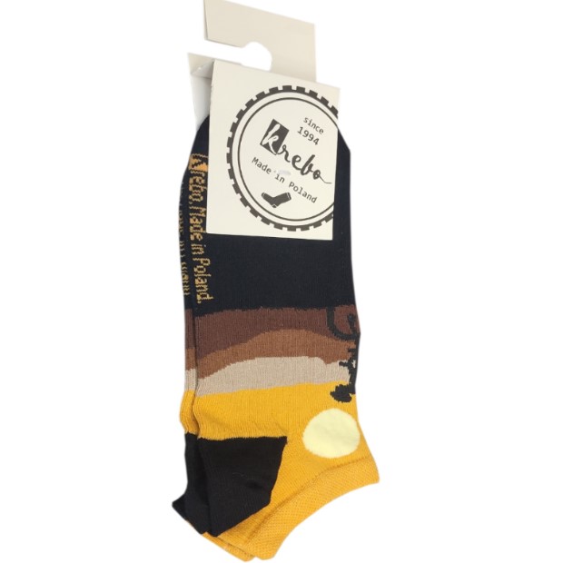 98-- Stopki Wzorzyste z Rowerzystą Górskim