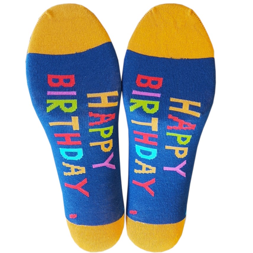 372.-- Skarpetki Urodzinowe Happy Birthday
